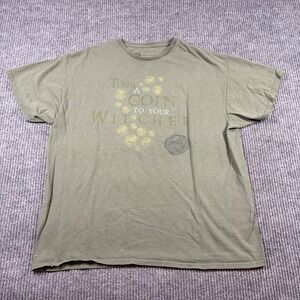 The Witcher Shirt Men's XL Toss A Coin To Your Witcher Graphic Green Cotton